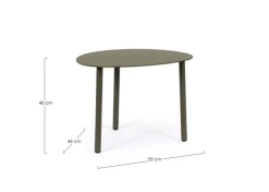 TAVOLINO IN ALLUMINIO OLIV QS24 - SPARKY