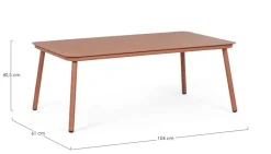 TAVOLINO IN ALLUMINIO SIERRA QS21 - SPIKE