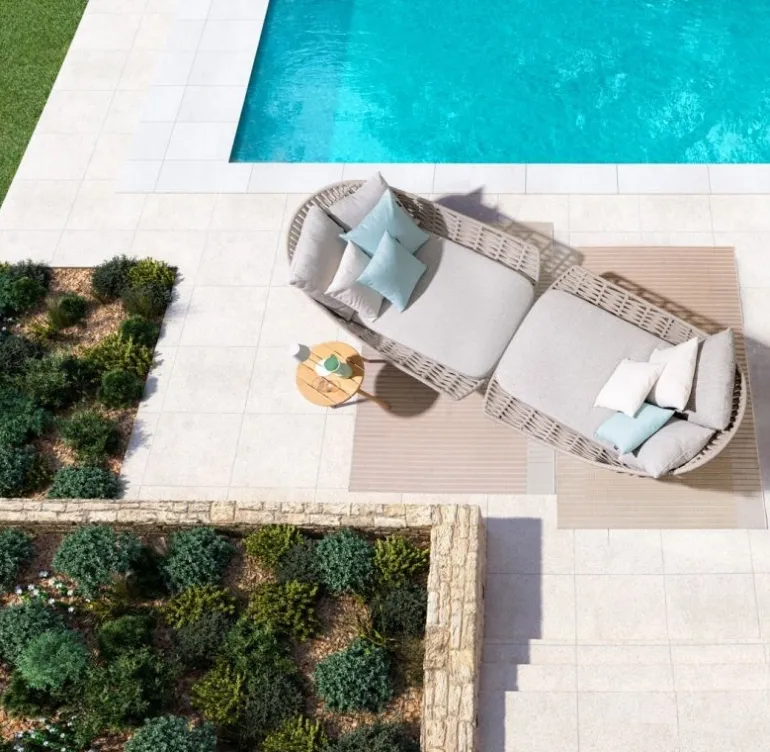 TAVOLINO IN CORDA D45 - TAMIRES