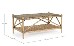 TAVOLINO IN FIBRE NATURALI - TARIFA