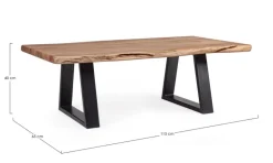 TAVOLINO IN LEGNO - ARTUR