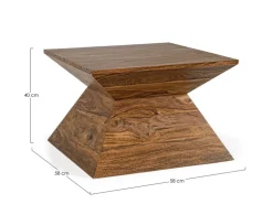 TAVOLINO IN LEGNO - EGYPT PYRAMID