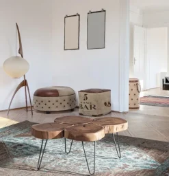 TAVOLINO IN LEGNO - ORBITAL