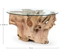 TAVOLINO IN LEGNO - ROSALIND