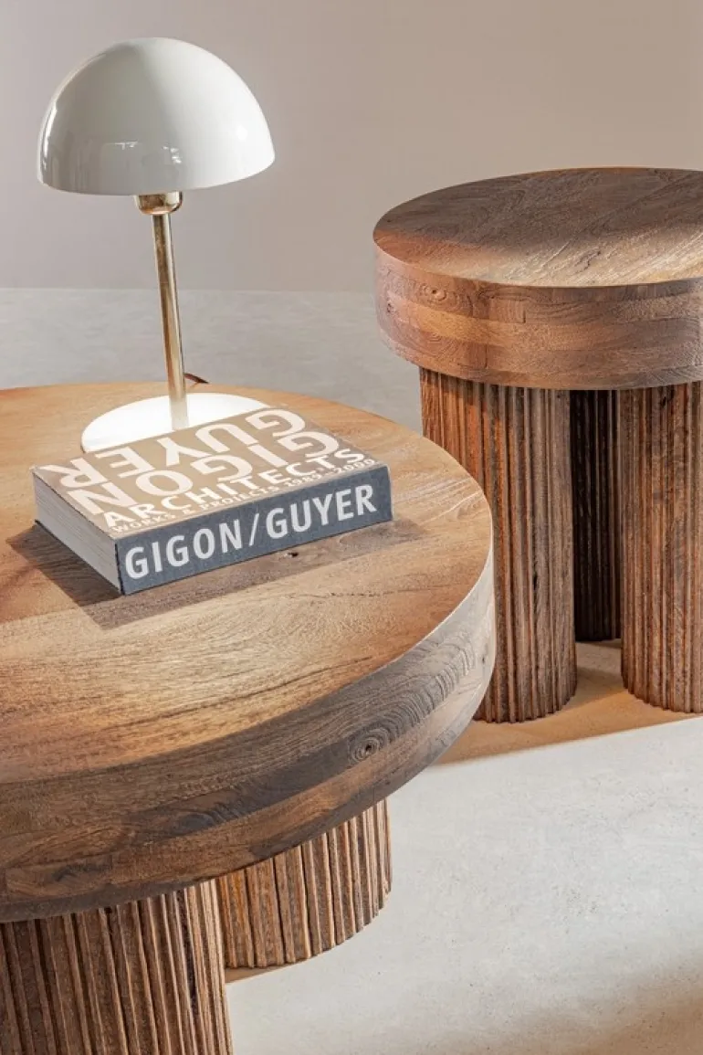 TAVOLINO IN LEGNO BROWN D75 - DACCA