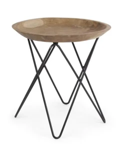 TAVOLINO IN LEGNO D50 - ZAHIRA