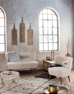 TAVOLINO IN LEGNO D50 BIANCO - YASIR