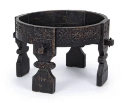 TAVOLINO IN LEGNO D50 NERO - YASIR