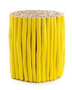 TAVOLINO IN LEGNO GIALLO- GUADALUPE