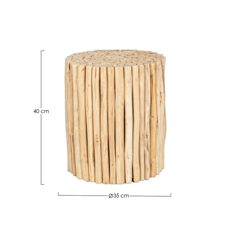 TAVOLINO IN LEGNO NATURALE - GUADALUPE