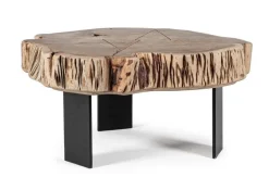 TAVOLINO IN LEGNO NATURAL - KEVAL