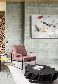 TAVOLINO IN LEGNO NERO - KEVAL