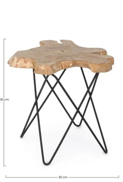 TAVOLINO IN LEGNO NERO - SAVANNA