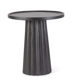 TAVOLINO IN LEGNO NERO D46 - ORISSA