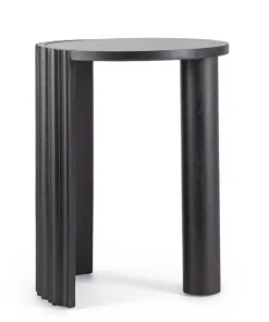 TAVOLINO IN LEGNO NERO D50 - ORISSA