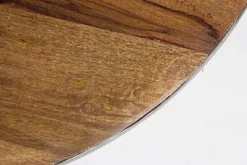 TAVOLINO IN LEGNO RICICLATO GRIGIO D70 - LANCASTER