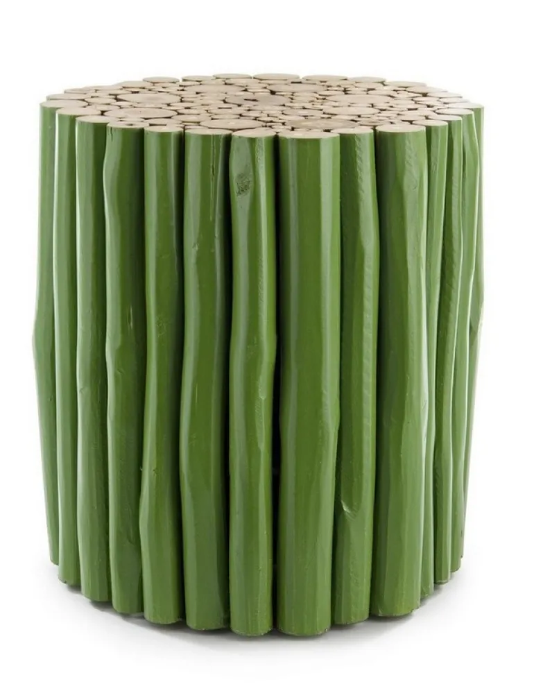 TAVOLINO IN LEGNO VERDE - GUADALUPE