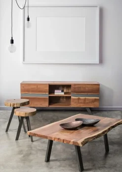 TAVOLINO IN LEGNO 115x65 - ARON