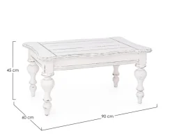 TAVOLINO IN LEGNO 60X90 - COLETTE