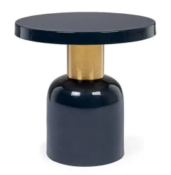 TAVOLINO IN METALLO BLU D41 - NALIMA