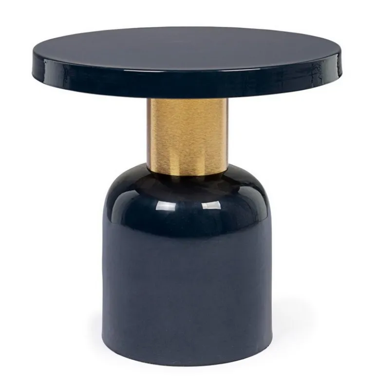 TAVOLINO IN METALLO BLU D41 - NALIMA