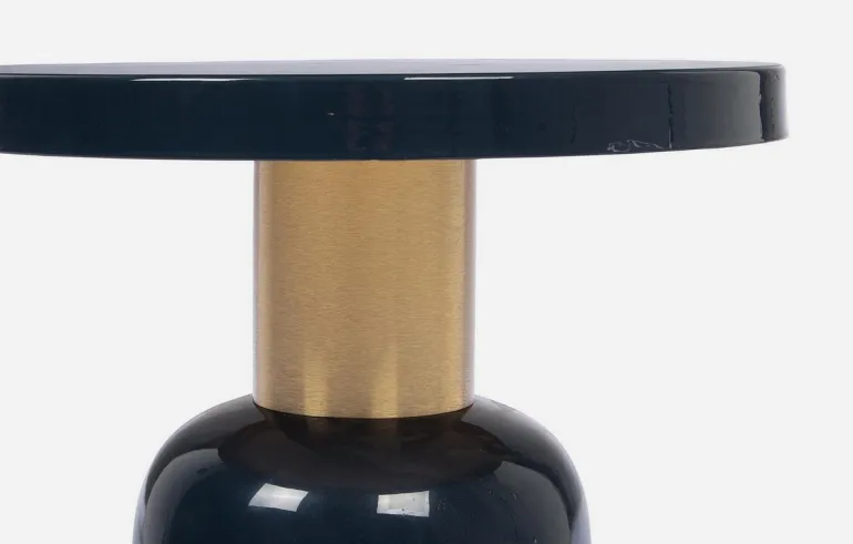 TAVOLINO IN METALLO BLU D41 - NALIMA