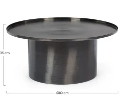 TAVOLINO IN METALLO D80 - KALPITA