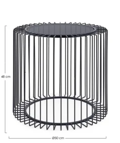 TAVOLINO IN METALLO D50 - KIERAN