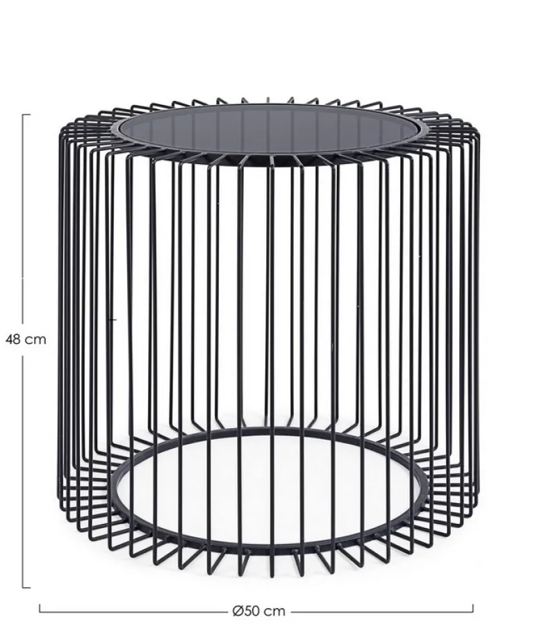 TAVOLINO IN METALLO D50 - KIERAN