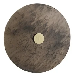 TAVOLINO IN METALLO E PIANO IN VETRO D45 - DINPAL