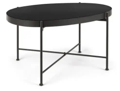 TAVOLINO IN METALLO NERO - RASHIDA