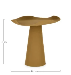 TAVOLINO IN METALLO SENAPE - LALITA