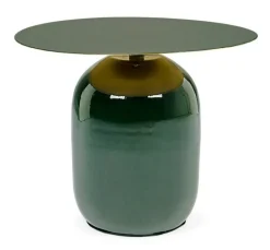 TAVOLINO IN METALLO VERDONE D50 - NALIMA