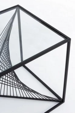 TAVOLINO IN METALLO 48X48 - ESPIRAL