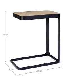 TAVOLINO IN METALLO 50X30 - EVERITT