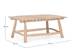 TAVOLINO IN TEAK - SAHEL