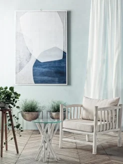 TAVOLINO IN TEAK CON RIPIANO IN VETRO D40 - SAHEL