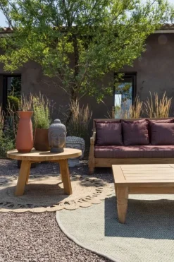 TAVOLINO IN TEAK RICICLATO D80 - BOLIVAR FSC