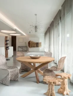 TAVOLINO IN TEAK 40X40 - KAVIR