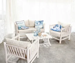 TAVOLINO IN TEAK 90X60 - SAHEL