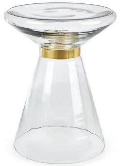 TAVOLINO IN VETRO CLEAR D36 - AZMIN