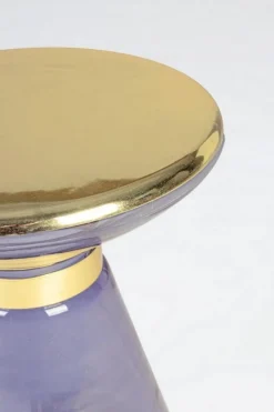 TAVOLINO IN VETRO GRIGIO D36 - MERIEL