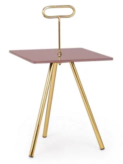 TAVOLINO IN VETRO 35X35 - INESH