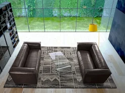 TAVOLINO IN VETRO 120X60 - IRIDE