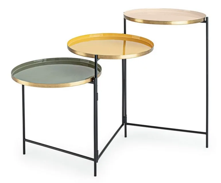 TAVOLINO PIEGHEVOLE IN ACCIAIO - AMRITA