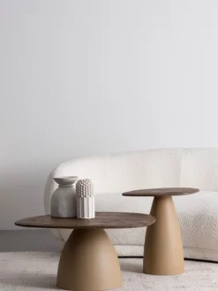 TAVOLINO STANLEY TOP RUSTIC BROWN 86