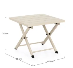 TAVOLINO TAYLOR 44X43 WHISPER