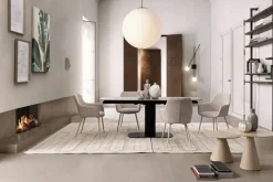 TAVOLO ALL. JEREMIAS 140-200X80 NERO