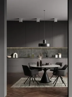 TAVOLO ALL. JONNI 85-135 NERO