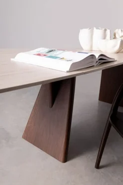 TAVOLO ALL. MAIKKI 200/300X100 NOCE/TRAV